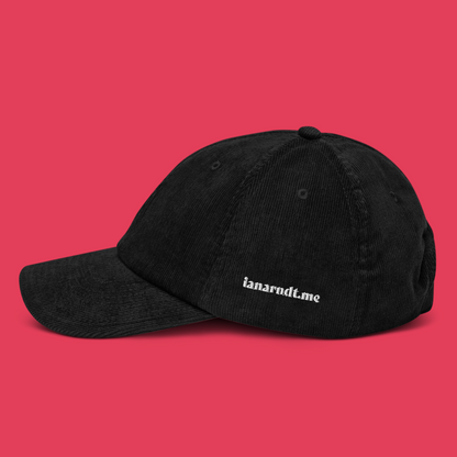 Hidden Anxiety Corduroy Hat by ian